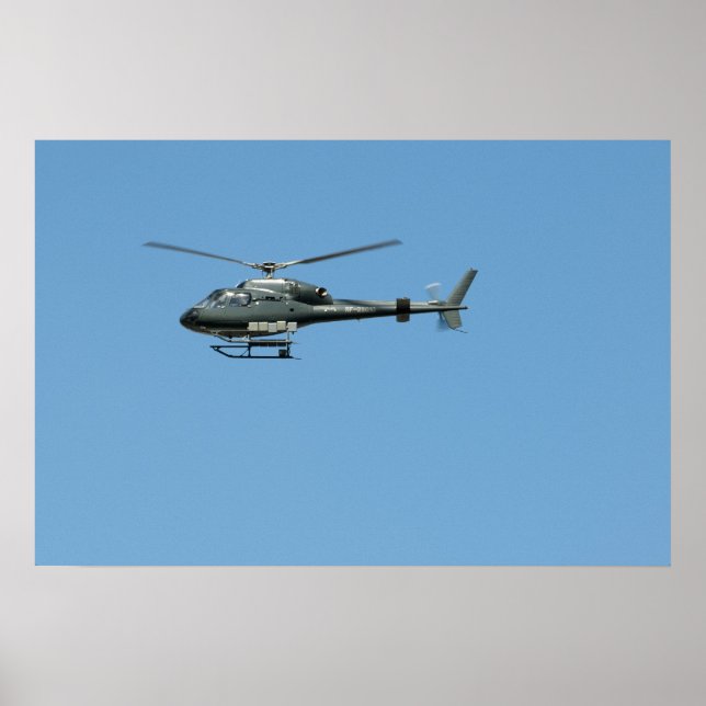 Hubschrauber Poster (Vorne)