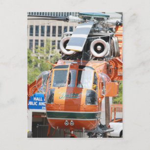 Hubschrauber Postkarte