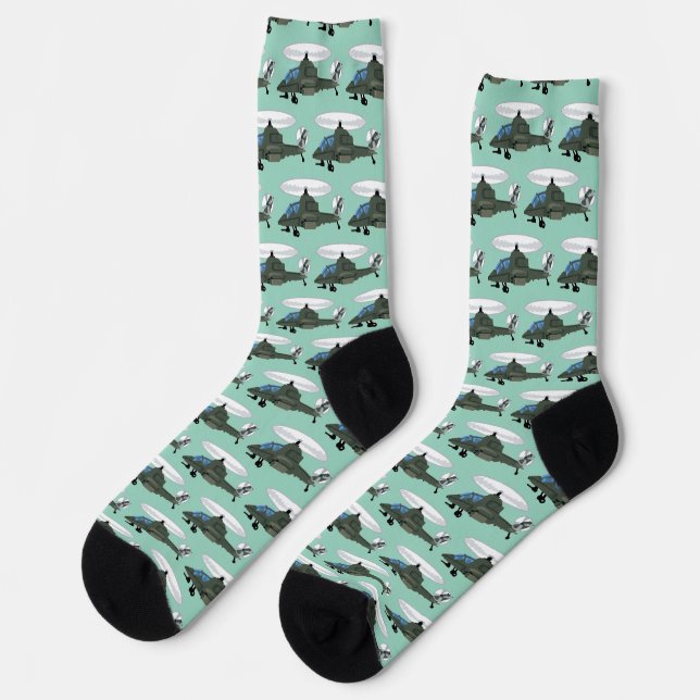 HUBSCHRAUBER SOCKEN (Linkes Detail)
