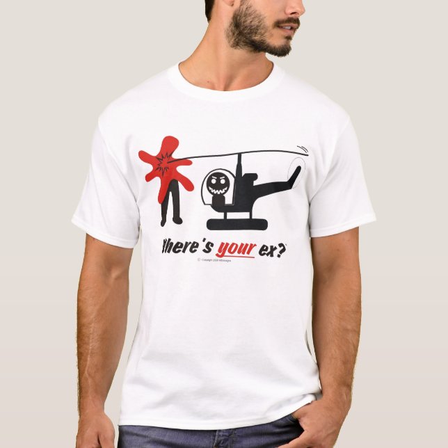 Hubschrauber T-Shirt (Vorderseite)