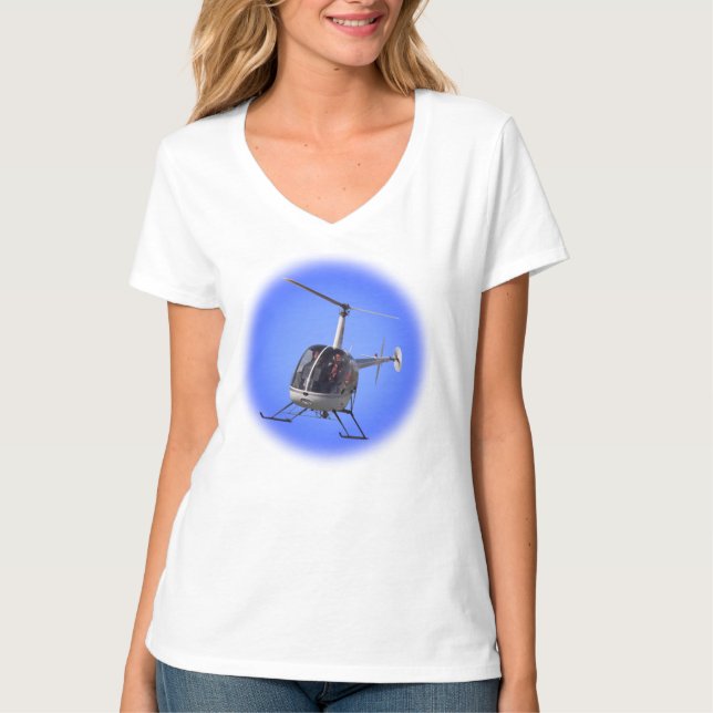 Hubschrauber T - Shirt Cool Chopper T-Shirts (Vorderseite)