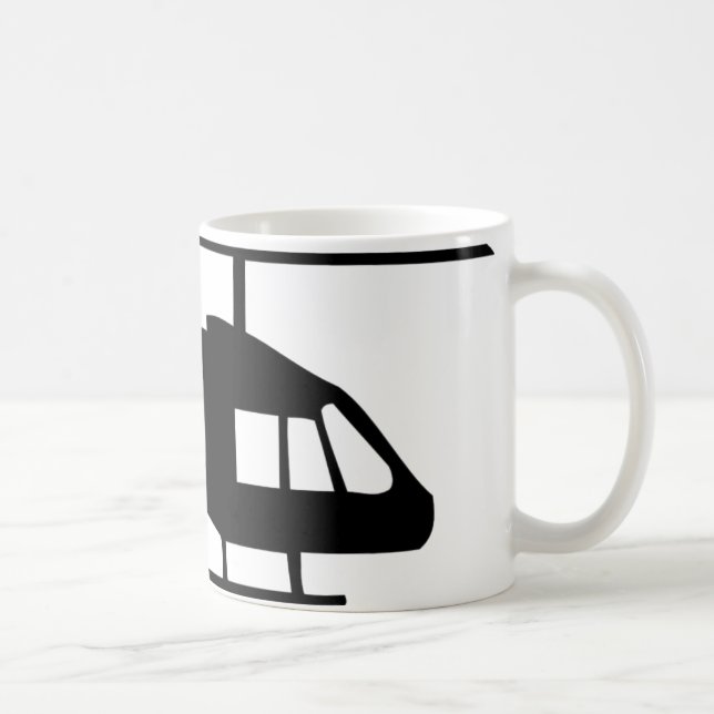 Hubschrauber Tasse (Rechts)