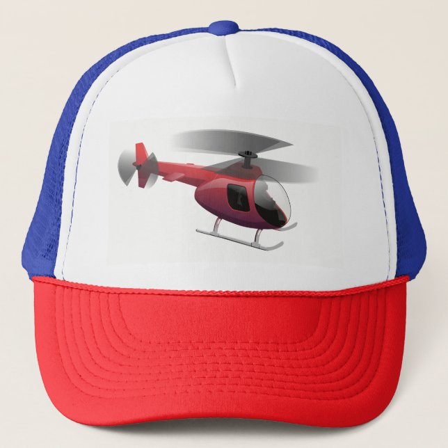 Hubschrauber Truckerkappe (Vorderseite)