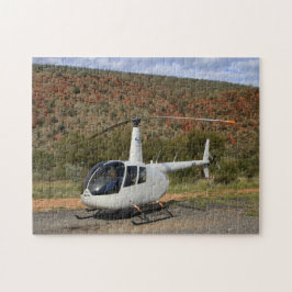 Hubschrauber (weiß), Australien Puzzle