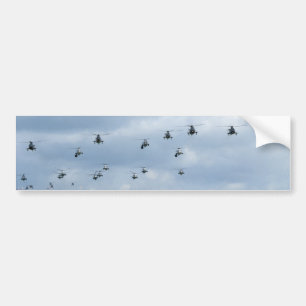 Hubschrauberflypast Autoaufkleber
