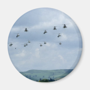 Hubschrauberflypast Magnet
