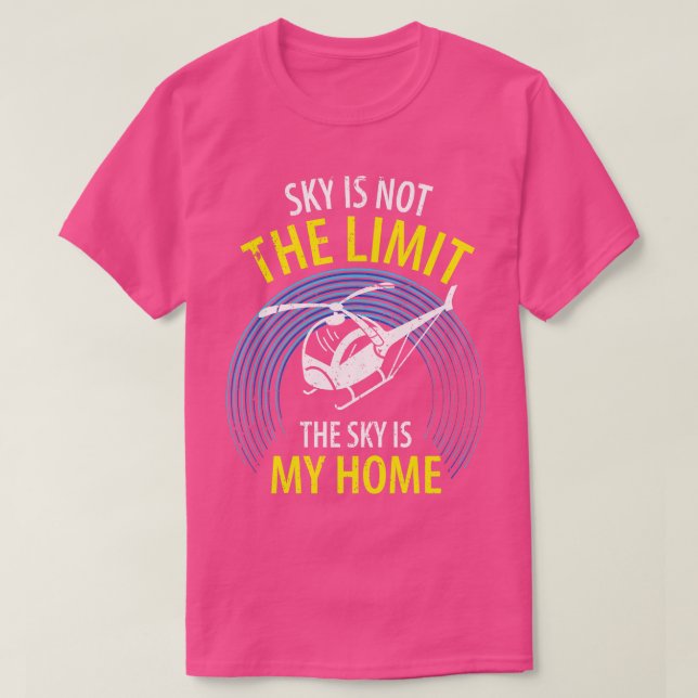 Hubschrauberpilot 2 T-Shirt (Design vorne)