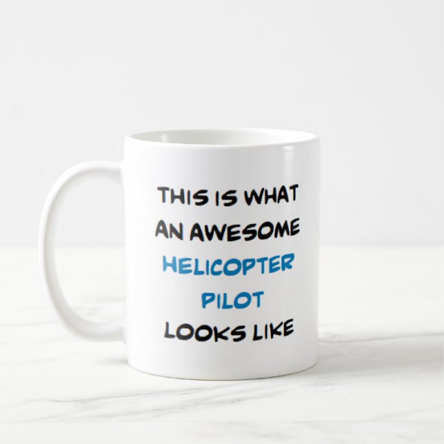 Hubschrauberpilot, phantastisch kaffeetasse (Links)