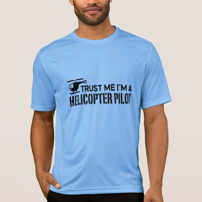 Hubschrauberpilot T-Shirt (Vorderseite)