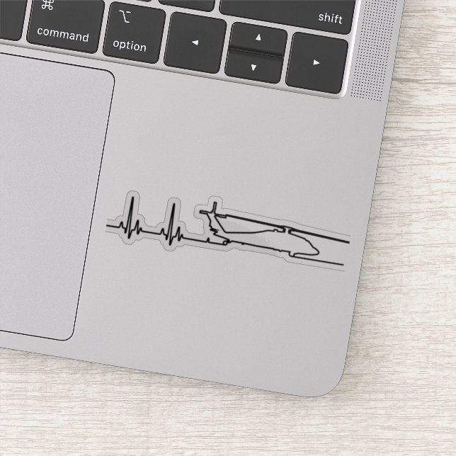 Hubschrauberpuls Aufkleber (Detail)