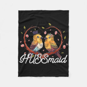 Hubsmaid Bride Funny Future Ehefrau Spaß Wedding B Fleecedecke
