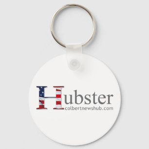 Hubster - Knopf-Abzeichen Schlüsselanhänger