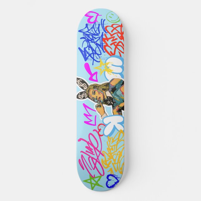 HUCCI 'Kate Moss' Portrait Skateboard Decks (Vorderseite)
