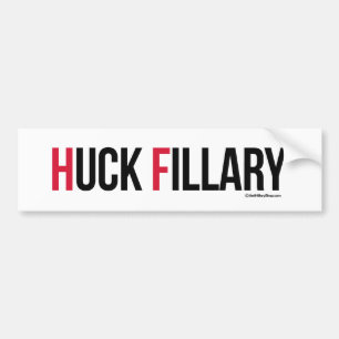 Huck Fillary - AntiHillary Anti-Hillary - .png Autoaufkleber