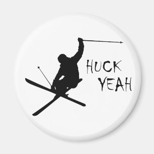Huck Yeah (Ski) Magnet