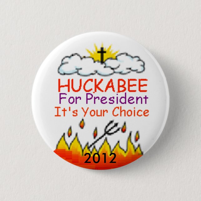 HUCKABEE 2012 Knopf Button (Vorderseite)