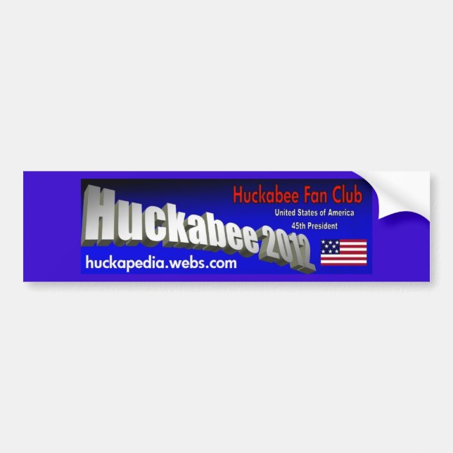 Huckabee Autoaufkleber 2012 (Vorne)