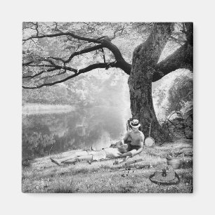 Huckleberry & Tom Magnet