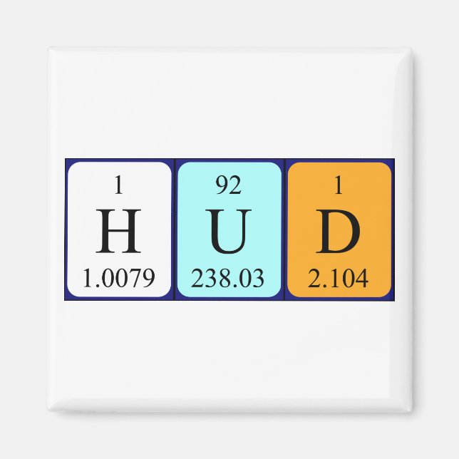 Hud-Periodenmagnet Magnet (Vorne)