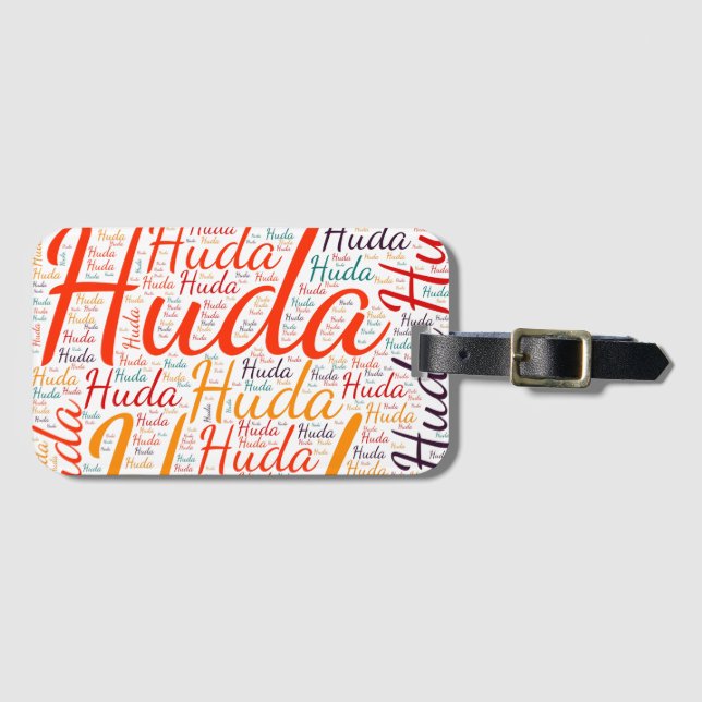 Huda Gepäckanhänger (Vorderseite (Horizontal))