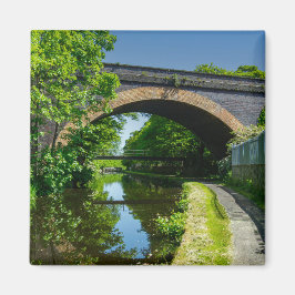Huddersfield Broad Canal and Whitacre Mill Viaduct Magnet