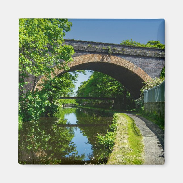 Huddersfield Broad Canal and Whitacre Mill Viaduct Magnet (Vorne)
