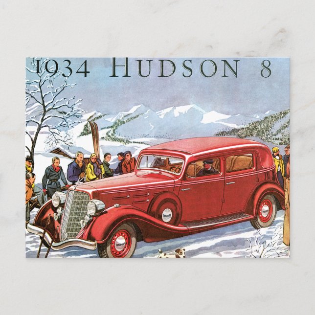Hudson 1934 postkarte (Vorderseite)