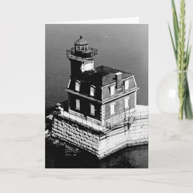 Hudson-Athen Leuchtturm Karte (Vorderseite)