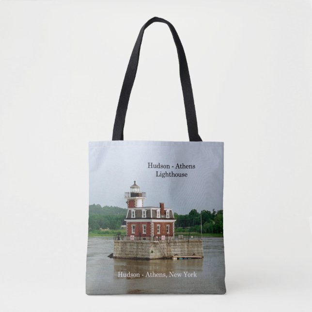 Hudson Athens Lighthouse auf der ganzen Tasche (Vorderseite)
