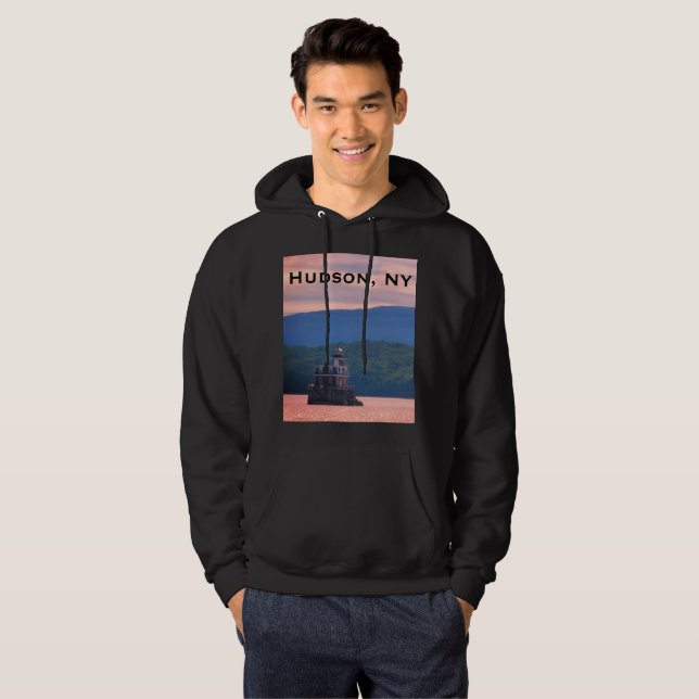 Hudson Athens Lighthouse - Hudson City Light, NY Hoodie (Vorne ganz)
