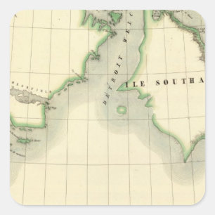 Hudson Bay 17 Quadratischer Aufkleber