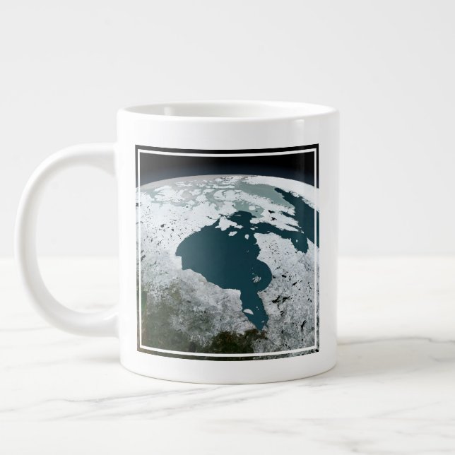 Hudson Bay Sea Ice am 14. November 2005. Jumbo-Tasse (Links)