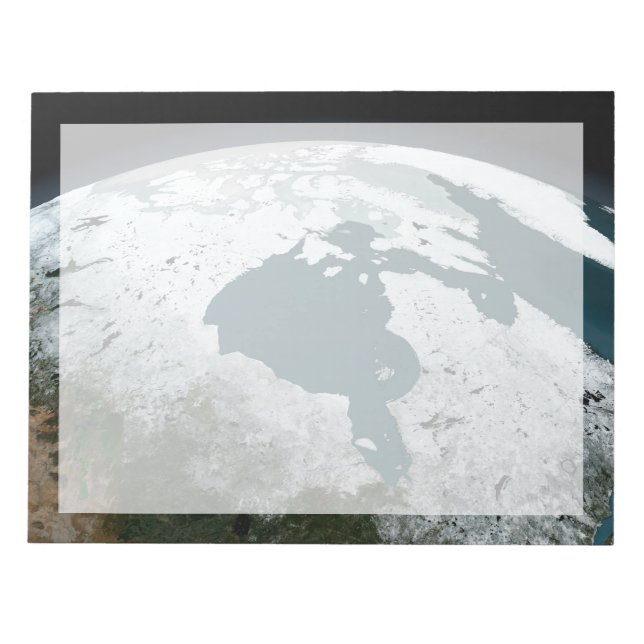 Hudson Bay Sea Ice am 14. November 2005. Notizblock (Vorderseite)