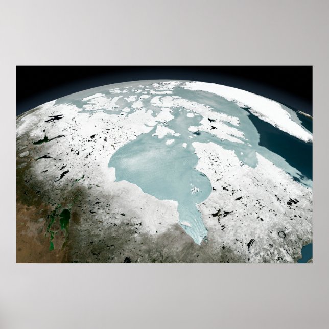 Hudson Bay Sea Ice am 29. April 2006. Poster (Vorne)