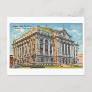 Hudson County Court House in Jersey City, NJ Postkarte