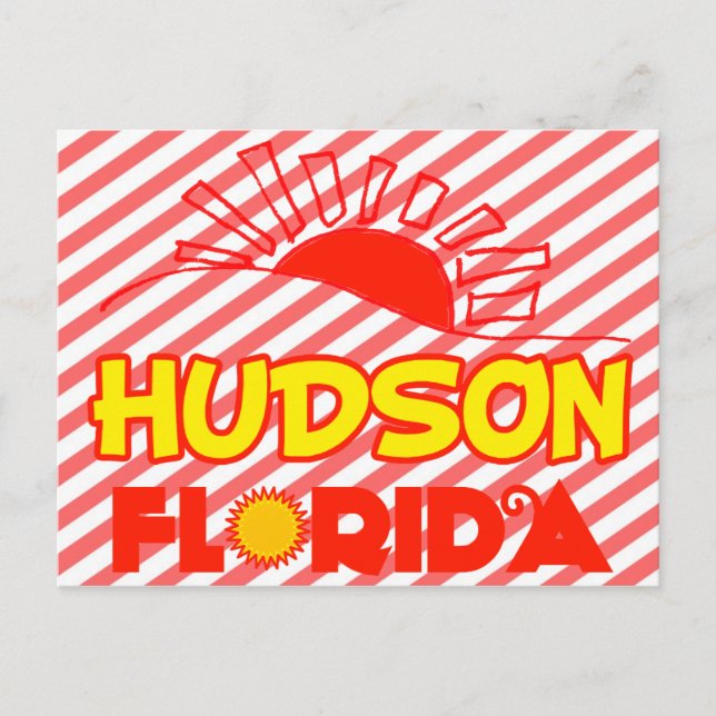 Hudson, Florida Postkarte (Vorderseite)