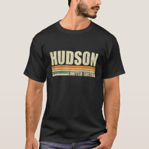Hudson Gift Name Personalisiert Funny Retro Vintag T-Shirt