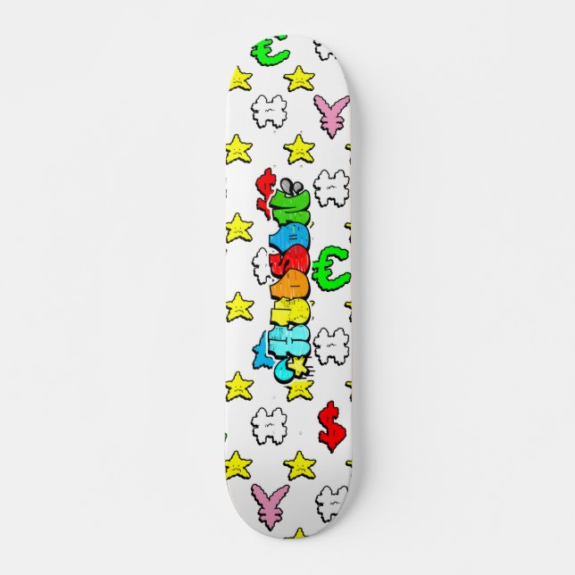 Hudson Graffiti Custom Personalisiert Skateboard (Vorne)