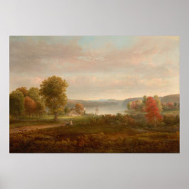 Hudson im Herbst - Thomas Doughty Fine Art Poster