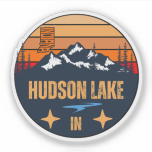 Hudson Lake, Indiana Aufkleber
