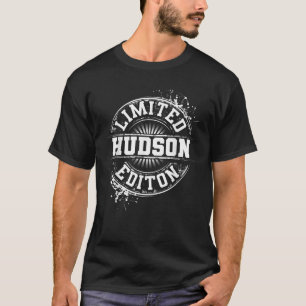 HUDSON Limited Edition Funny Personalisiert Name J T-Shirt