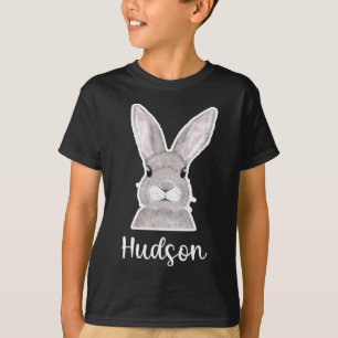 Hudson Name Osterhase Benutzerdefinierter Name Kar T-Shirt