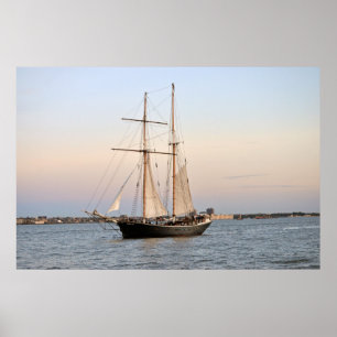 Hudson River Boat Tour Poster