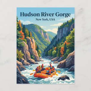 Hudson River Gorge, New York, USA Postkarte