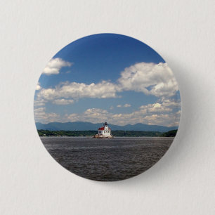 Hudson River Lighthouse Button