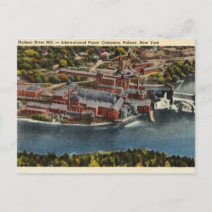 Hudson River Mill, Palmer, New York Postkarte