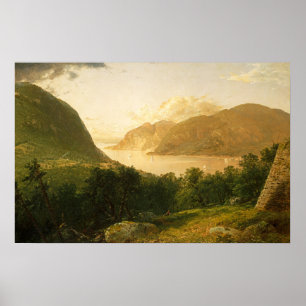 Hudson River Scene von John Frederick Kensett Poster