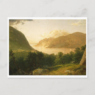 Hudson River Scene von John Frederick Kensett Postkarte