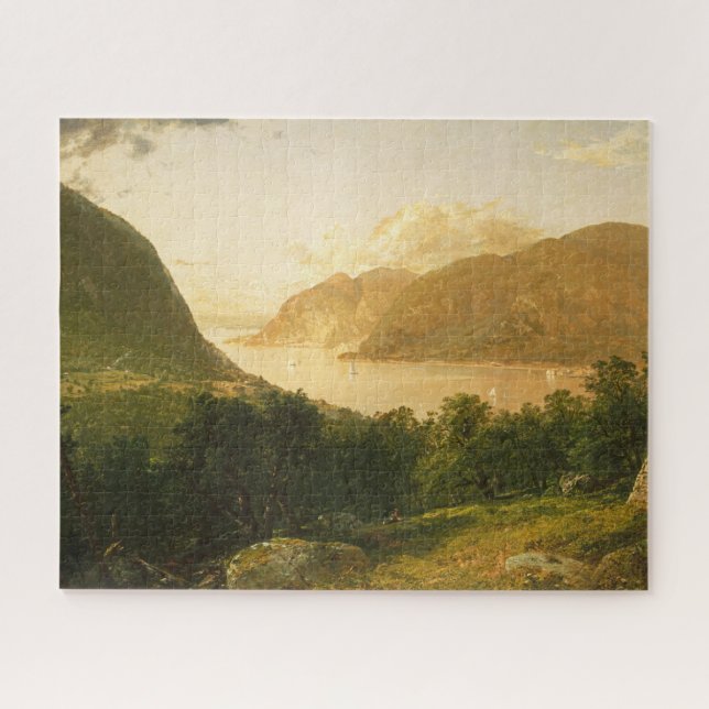 Hudson River Scene von John Frederick Kensett Puzzle (Horizontal)