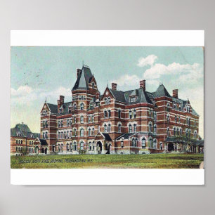 Hudson River Staat Hospital Poster